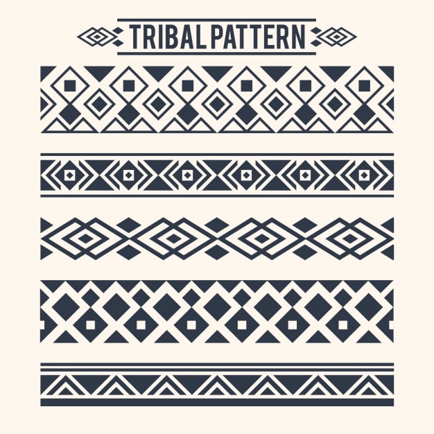 Bezpłatny plik Wektor kolekcja tribal separatory