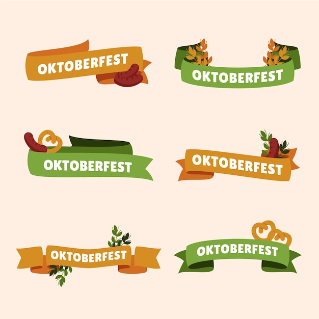 Kolekcja wstążek Oktoberfest