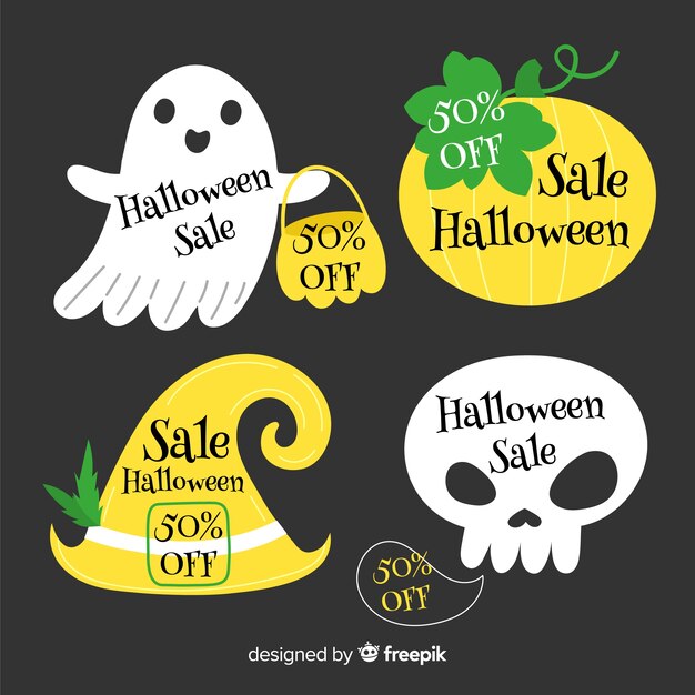 Kolekcja znaczków na sprzedaż na Halloween