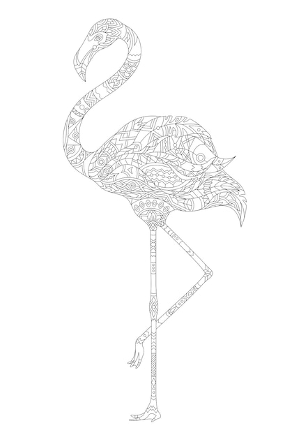 kolorowanki dla dorosłych kolorowanki ozdobne kolorowe kolorowanki flamingo