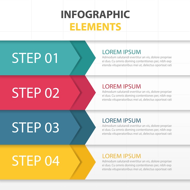 kolorowe abstracttriangle szablonu biznesu infografika