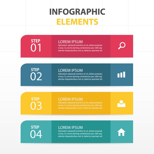 kolorowe abstrakcyjne biznesowych infografika szablon