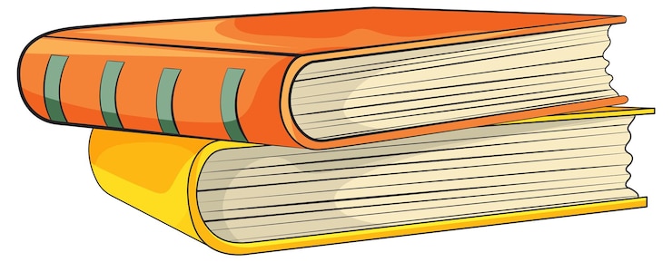 Bezpłatny plik Wektor kolorowe ilustracje układanych książek