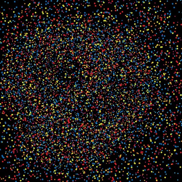 Bezpłatny wektor kolorowe konfetti w tle