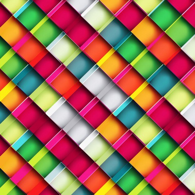 Kolorowe kwadratowe bloki w tle