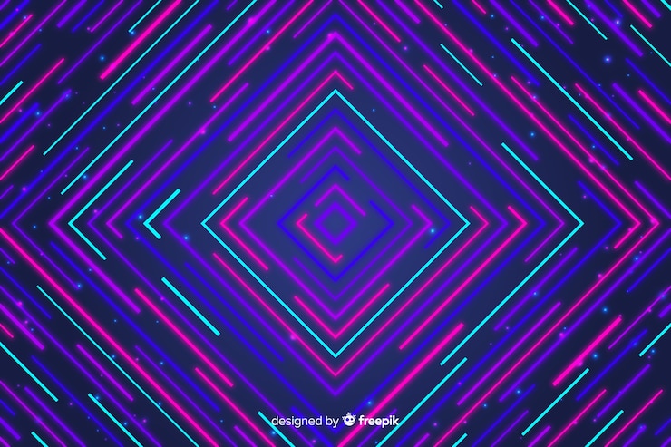 Bezpłatny plik Wektor kolorowe linie geometryczne abstrakcyjne tło