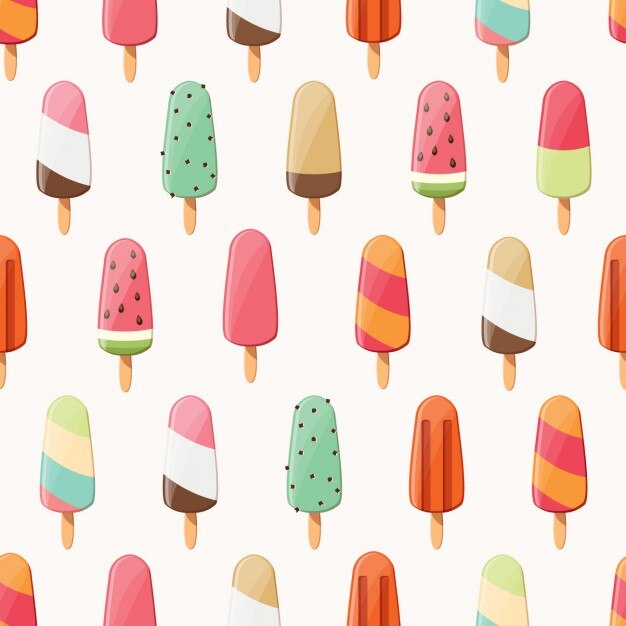 Kolorowe lody wzór