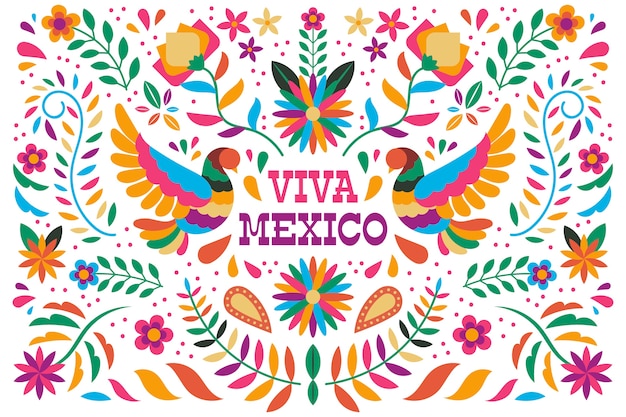 Kolorowe tapety meksykańskie