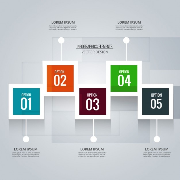 Kolorowe Tło Infografika