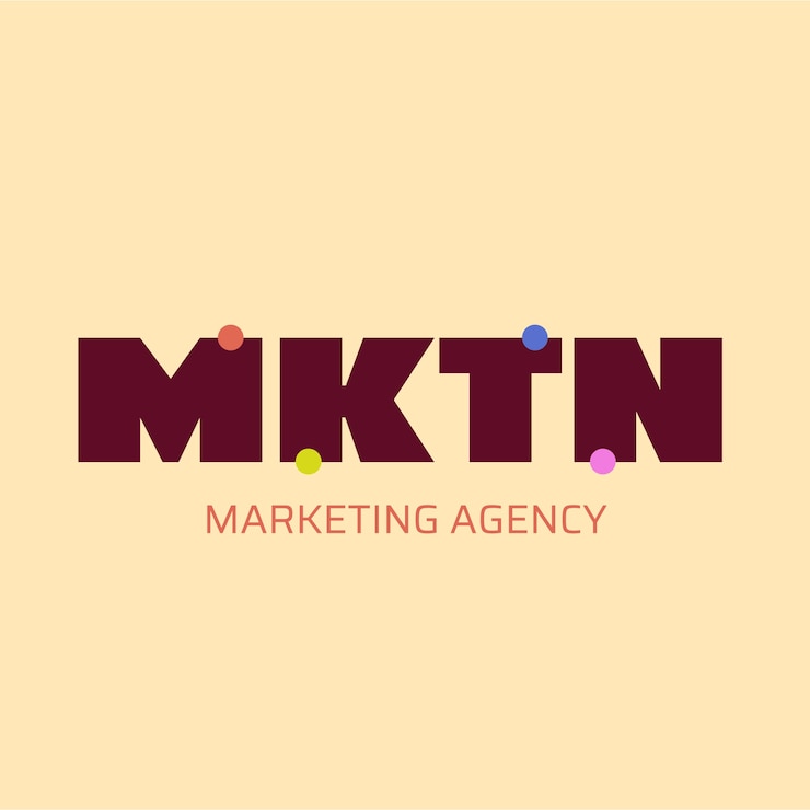 Bezpłatny plik Wektor kolorowy, minimalistyczny, kreatywny szablon logo agencji marketingowej
