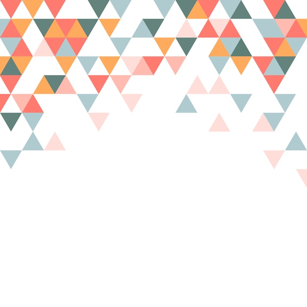 Bezpłatny wektor kolorowy wzór geometryczny trójkąt