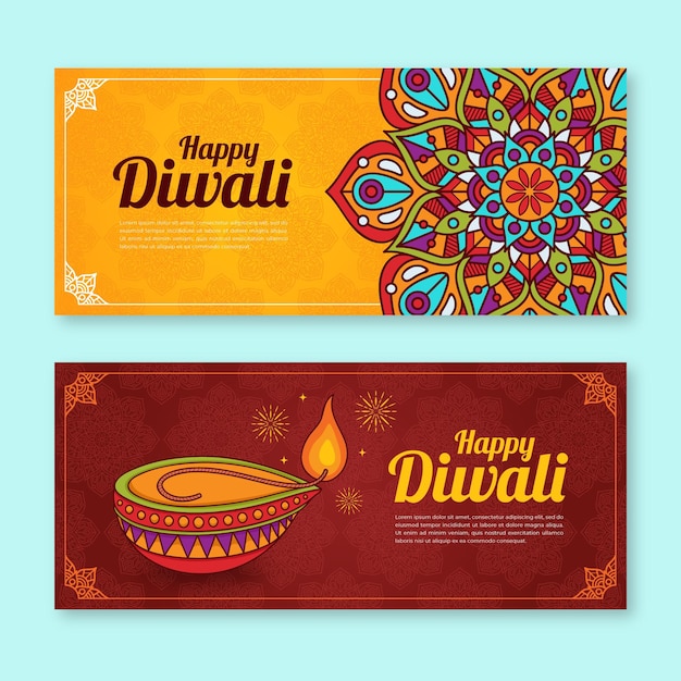 Koncepcja Banerów Diwali