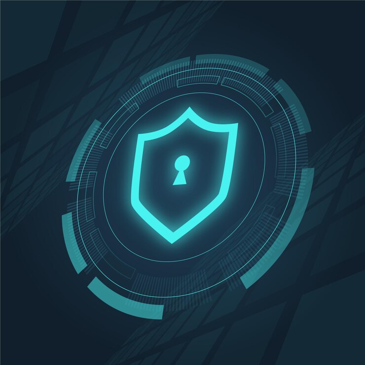 Bezpłatny plik Wektor koncepcja bezpieczeństwa cybernetycznego