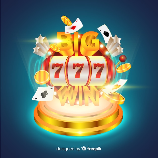 Koncepcja Big Win Slot W Realistycznym Stylu