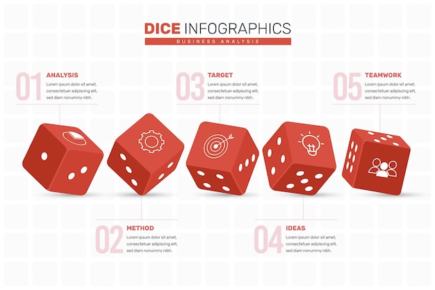 Koncepcja Infographic Kości