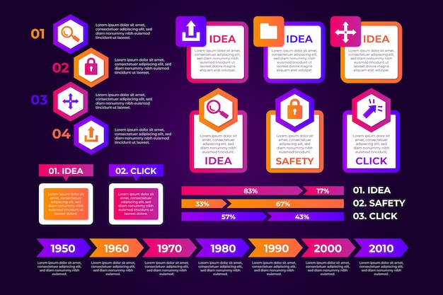 Koncepcja Kolekcji Element Infografiki