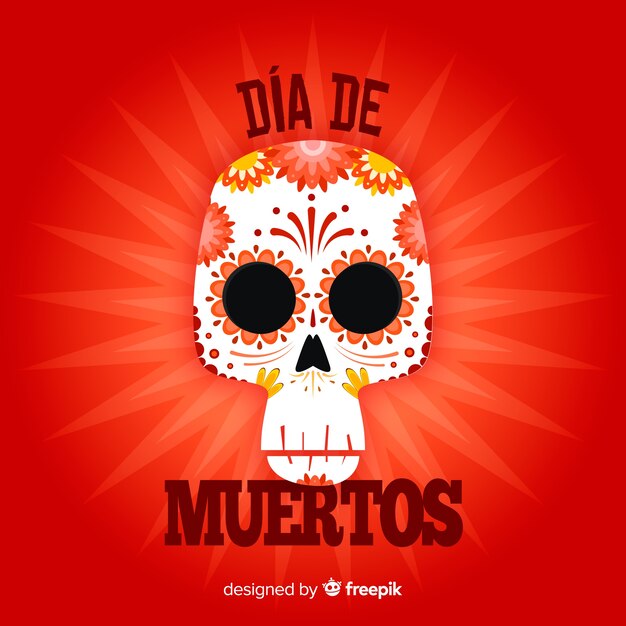 Koncepcja kreatywnych dia de muertos