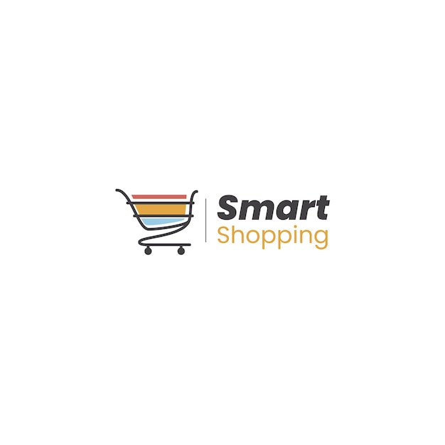 Bezpłatny wektor koncepcja logo supermarketu