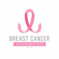 Bezpłatny wektor koncepcja miesiąca świadomości raka piersi