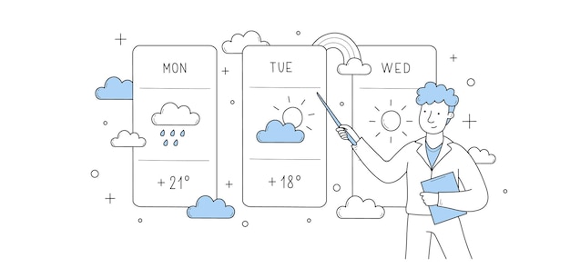 Koncepcja Prognozy Pogody Raportu Meteorologicznego