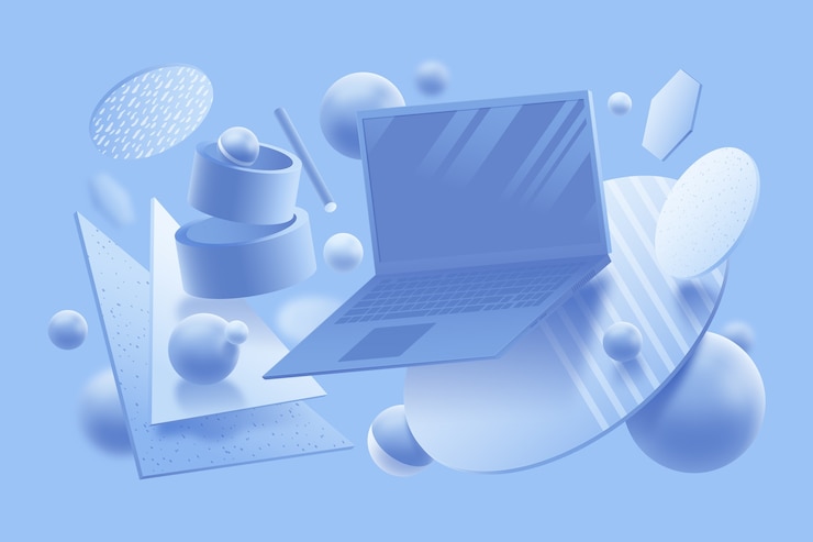 Bezpłatny plik Wektor koncepcja projektowania graficznego 3d w pastelowych kolorach