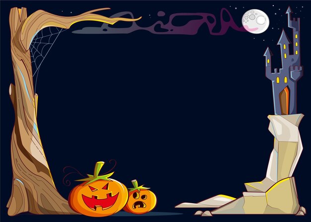 Koncepcja ramy Halloween