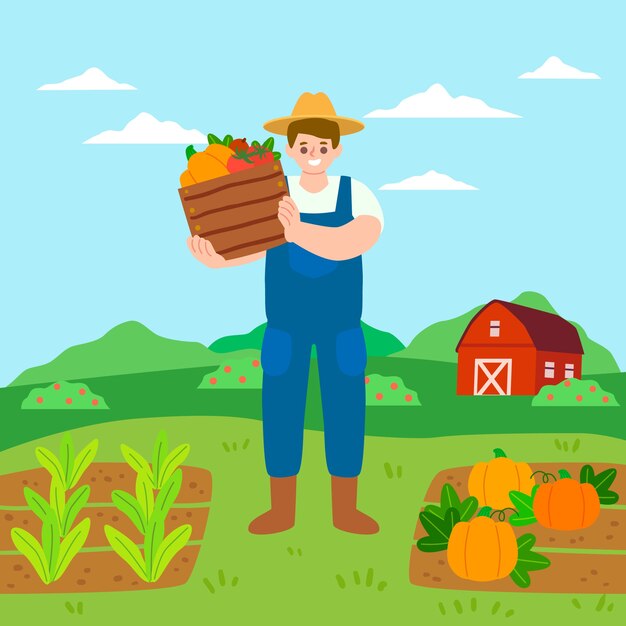 Koncepcja rolnictwa ekologicznego z warzywami