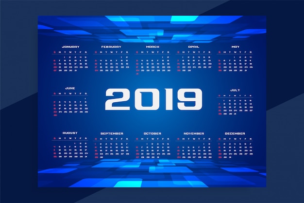 Koncepcja Technologii Kalendarza 2019