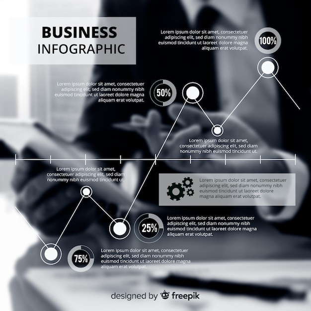 Korporacyjnego biznesu infographic szablon, skład infographic elementy