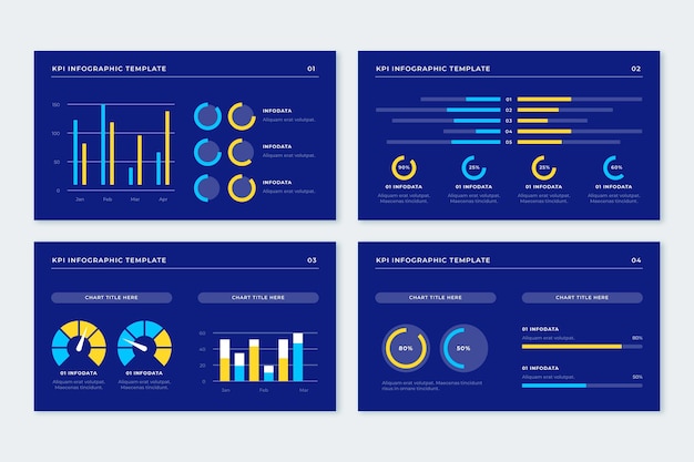 Kpi - Koncepcja Infographic