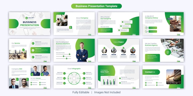 Kreatywna prezentacja biznesowa powerpoint szablon projektu slajdu