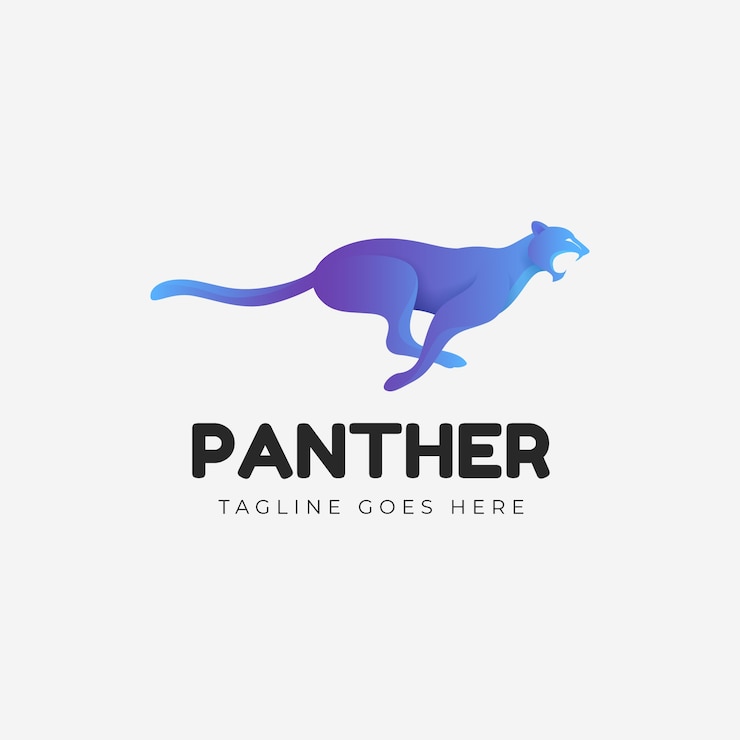 Bezpłatny plik Wektor kreatywny szablon logo pantery