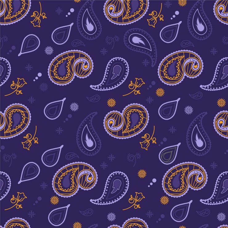 Bezpłatny plik Wektor kreatywny wzór bandany paisley