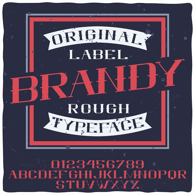 Bezpłatny wektor krój brandy