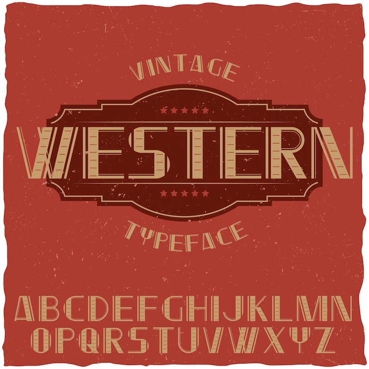 Bezpłatny plik Wektor krój pisma vintage etykiety o nazwie whiskey.