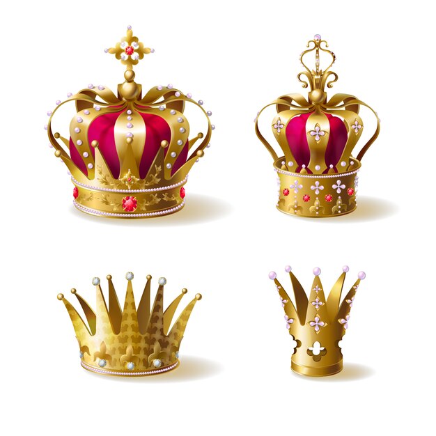 Królewskie złote korony
