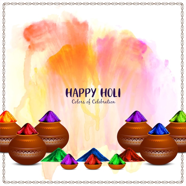 Kulturalny Projekt Tła Uroczystości Indyjskiego Festiwalu Happy Holi