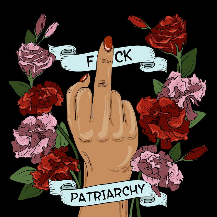 Bezpłatny plik Wektor kwiatowy symbol fuck you