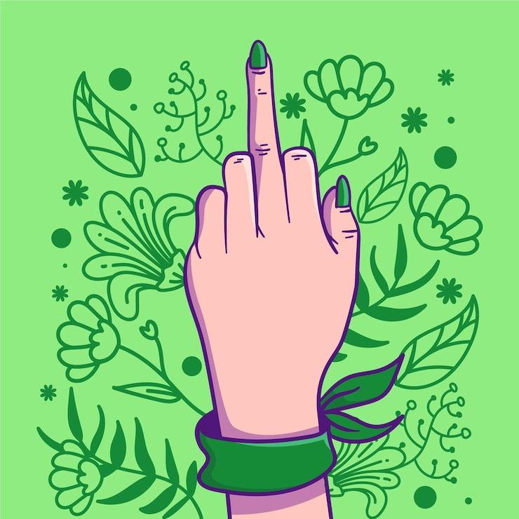 Bezpłatny plik Wektor kwiatowy symbol fuck you