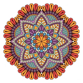 Kwiatowy wzór tła mandala