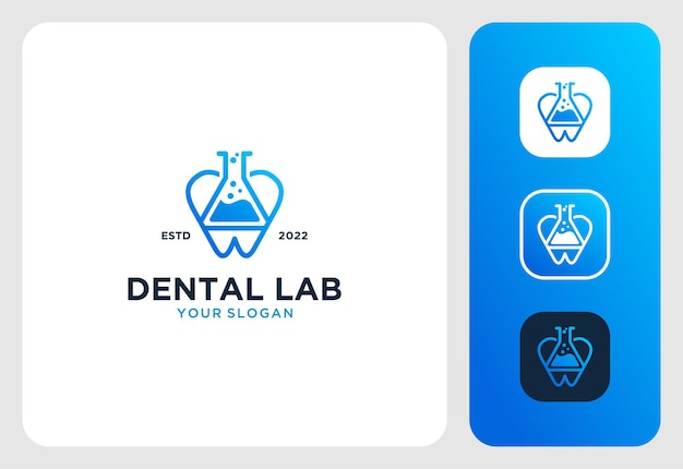 Laboratorium dentystyczne z inspiracją do projektowania logo linii