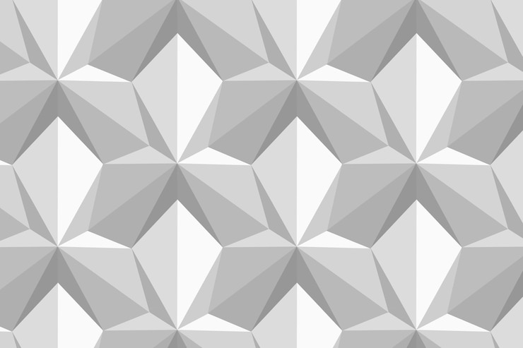 Bezpłatny plik Wektor latawiec 3d geometryczny wzór wektor szare tło w stylu abstrakcyjnym