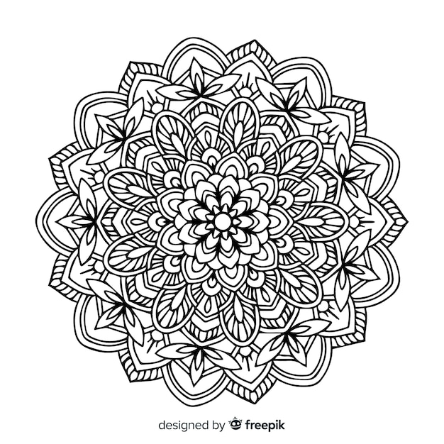 Lineal Mandala Background