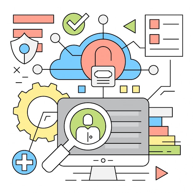 Linear Social Media I Cloud Network