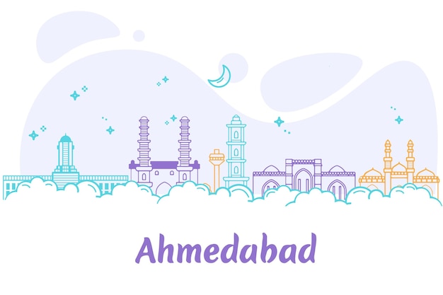 Liniowa Panorama Ahmedabad