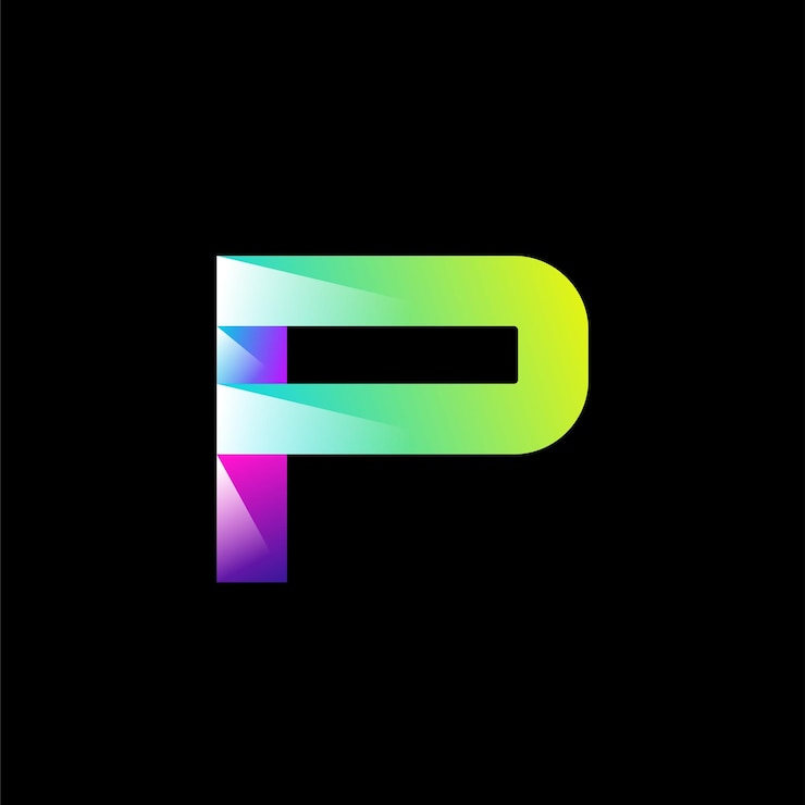 Bezpłatny plik Wektor list logo prosty kolor gradientu