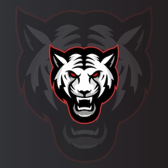 Logo gry e-sportowej tygrysa