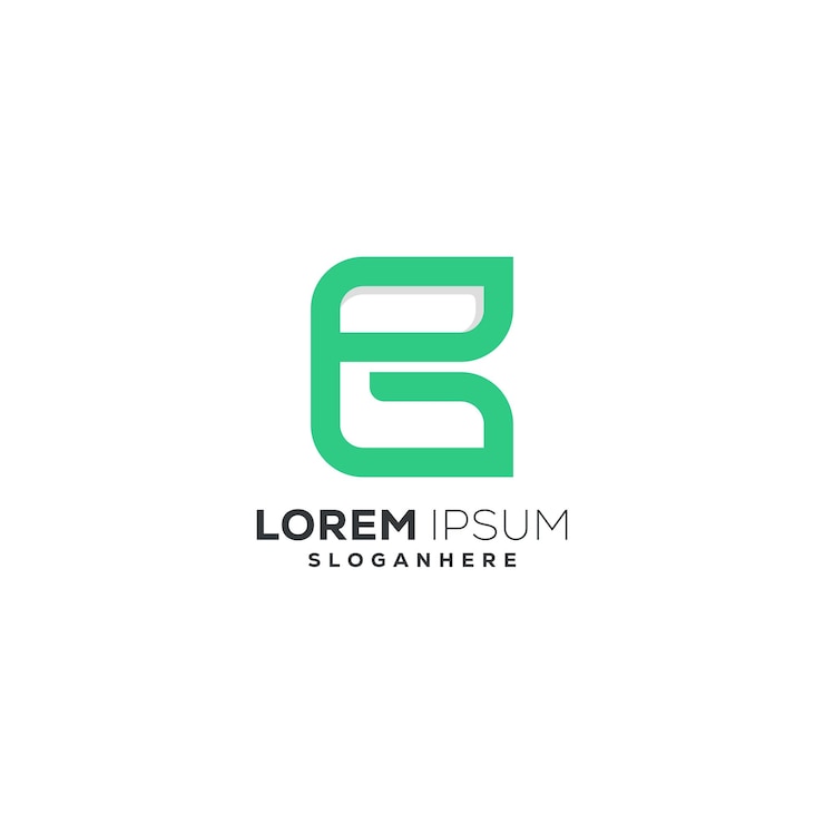 Bezpłatny plik Wektor logo kombinacja litery g i zieleni