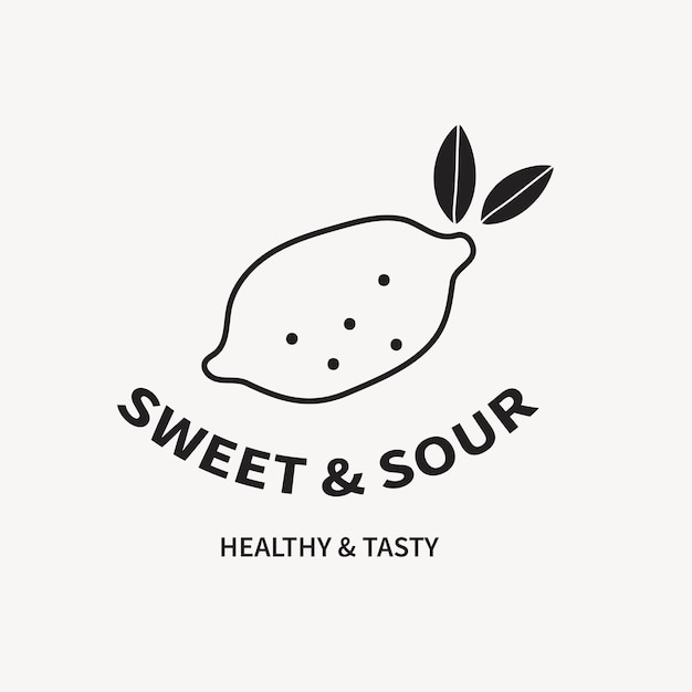 Logo restauracji, szablon biznesu spożywczego do projektowania marki wektora