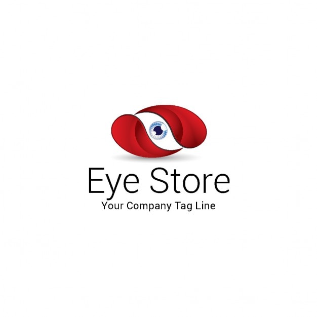 Bezpłatny plik Wektor logo streszczenie oka